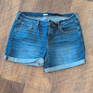 Old Navy Dark Blue Jean Shorts